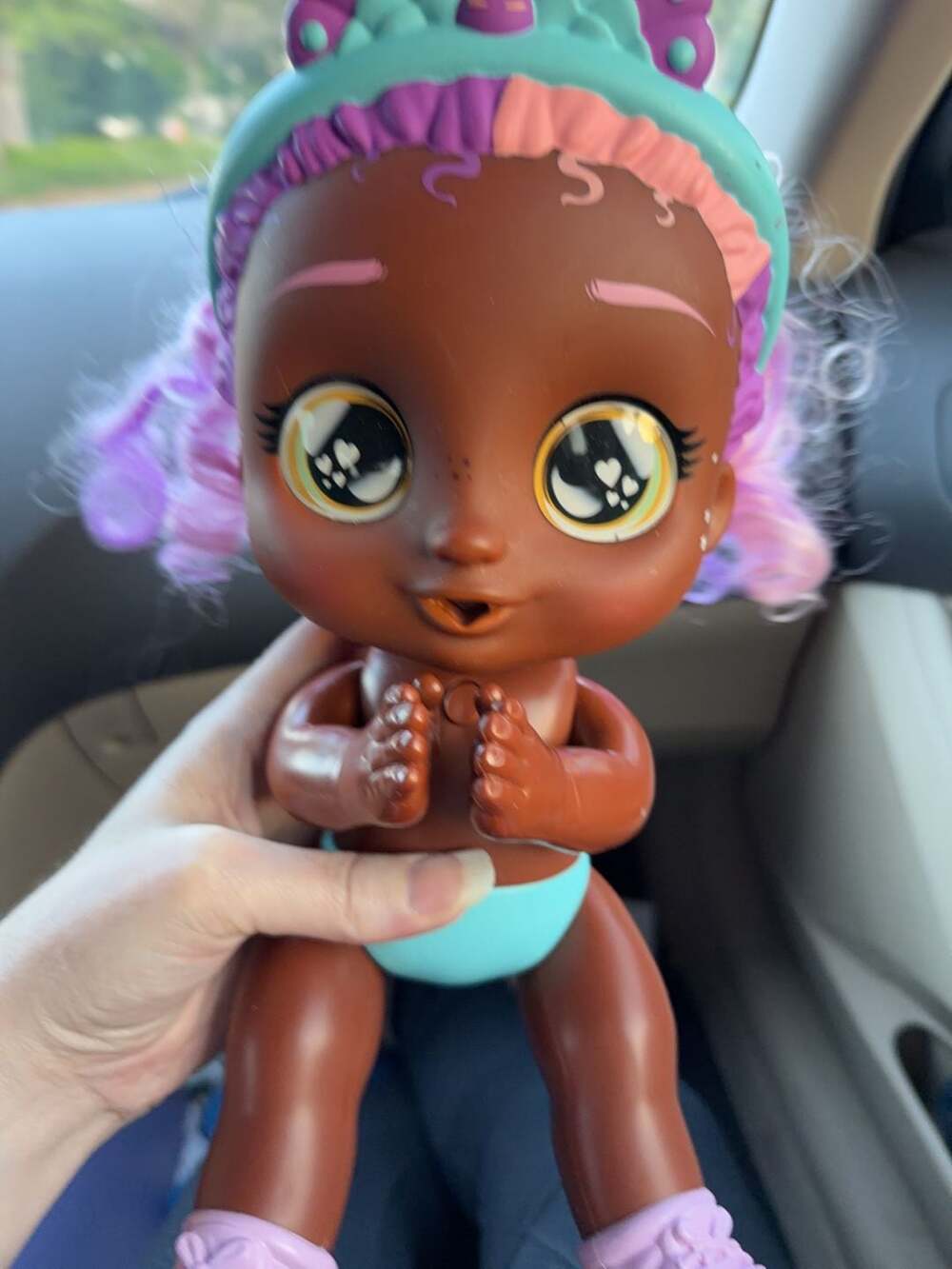 Cry Babies Emma's Morning Routine Interactive 13.6" Baby Doll with 25+ Baby Soun
